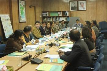 Description: The members of PSC meeting are discussing on VC project including the presence of Mr  Md  Abu Alam Shahid Khan Secretary  LGD MoLGRDC (2)